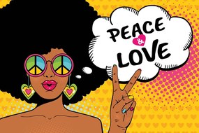 Tapet viață în pace - PEACE & LOVE