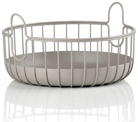 Coș de depozitare din sârmă din metal ø 22x8 cm Inu – Zone