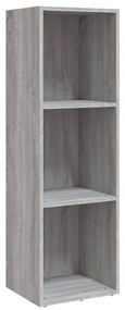 826656 vidaXL Bibliotecă/dulap TV, gri sonoma, 36x30x114 cm, lemn prelucrat