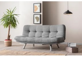 Canapea extensibilă BINA, 2 locuri, gri deschis