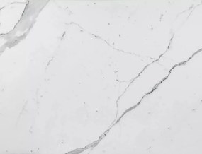 Masa extensibila Dolce Ceramic alba Statuario Venato/stejar L180-240xl95 cm