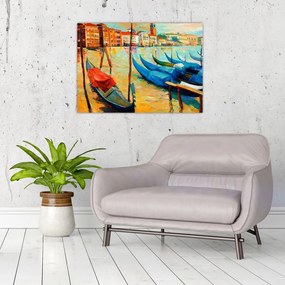 Tablou - Port în Veneția (70x50 cm)