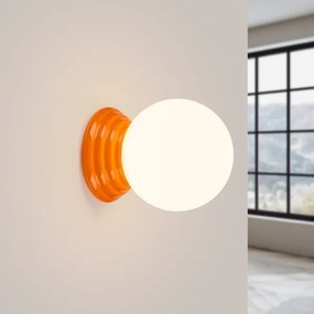 Sollux SL.1893 - Aplică de perete pentru baie ZORI 1xG9/8W/230V IP44 portocalie