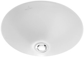 Villeroy &amp; Boch Loop &amp; Friends lavoar 33x33 cm rotund sub blat alb 618133R1