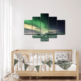 Tablou cu Aurora Borealis (150x105 cm)