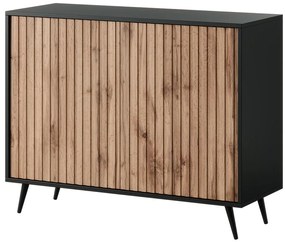Dulap Biel B1 (negru + stejar wotan). 1098856