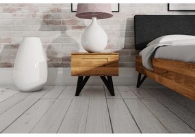 Noptieră din lemn de stejar Golo - The Beds