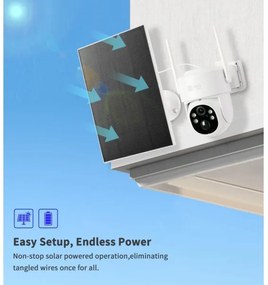 Immax NEO 07804L-Cameră solară smart SENTRY 9000mAh Wi-Fi Tuya IP65