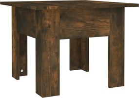 vidaXL Măsuță de cafea, stejar fumuriu, 55x55x42 cm, lemn prelucrat