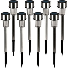 Deuba Set 8 panouri solare LED 31 cm