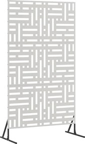 vidaXL Ecran de intimitate Gri 100 x 50 x 180 cm Oțel