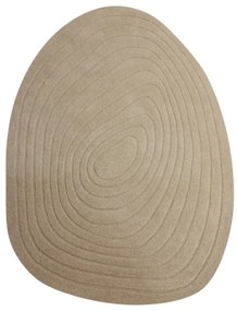 Covor crem din lână 200x290 cm Puddle Wool – Flair Rugs