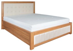 Pat de o persoană 120 cm LK 214 (stejar) (masiv). 753555