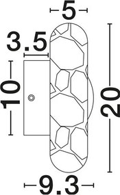 Aplica de perete LED decorativa TAVO