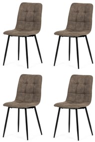 Set de scaune de sufragerie Vintage CT-281 BR3, 4buc