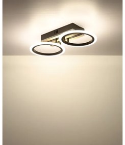 Globo 67360D2 - Plafonieră LED BLEVINS, 15W/230V, 3000/4200/6000K, 21 x 44,5 cm