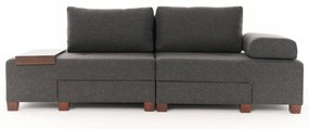 Canapea extensibilă Perenilla L (antracit + Nuc). 1107009