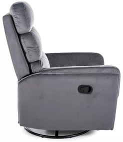 Fotoliu recliner Argos velvet gri Blu14