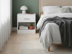 Noptiere NOVERA set 2 buc 39x28 cm, alb