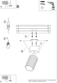 Brilagi - Lampă spot CRESTO 1xGU10/10W/230V roz