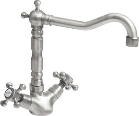 Baterie argintiu-mat pentru chiuvetă înaltă Antea – Sapho