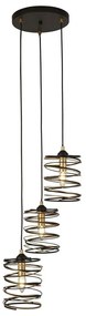 Lustra cu 3 pendule design modern Spring