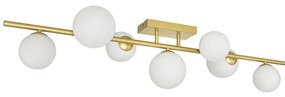 Lustră LED aplicată Brilagi MILLA 7xG9/3W/230V auriu/alb