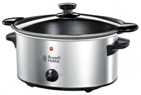 Slow Cooker Russell Hobbs Cook 22740-56, 160 W, 3,5 l, 2 programe, Pastreaza caldura, Inox