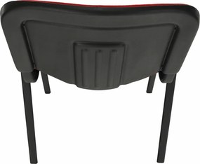 Scaun de birou, roşu, ISO NEW