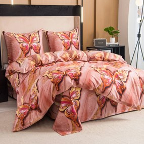 Lenjerie de pat din microfibra MONARELLE roz Dimensiune lenjerie de pat: 70 x 80 cm | 140 x 200 cm