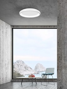 Plafoniera LED moderna design slim 41cm ALBI alba NVL-8105605 D
