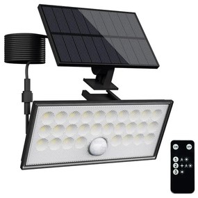 Proiector LED solar de exterior Top Light HELEON VARIO LED/8W/3,7V IP65 4000K + telecomandă