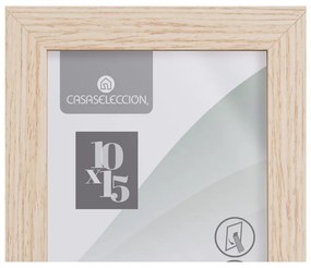Ramă foto în culoare naturală cu picior de susținere, de agățat 12,5x17,5 cm Sencillo – Casa Selección