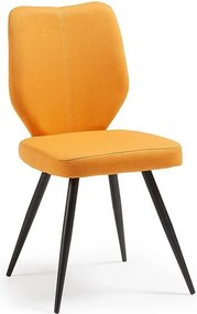 Scaun tapitat TINA portocaliu C773J13 JG