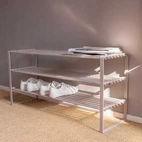 Pantofar gri-bej din metal Rex – Spinder Design