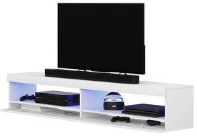 Masă TV Violett 140 (cu iluminat) (alb). 1098641