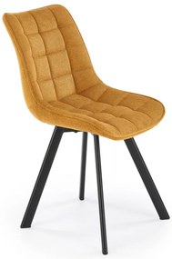 Scaun K549 stofa mustariu