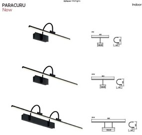 Aplica LED pentru oglinda/tablou PARACURU 8W MA-8915