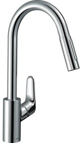 Baterie chiuveta monocomanda 240, cu dus extractibil, crom