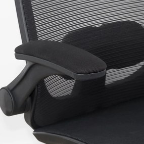Scaun ergonomic SYYT 9509 negru, mesh complet și șezut reglabil