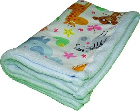 Pătură pentru copii albastru-deschis 80x100 cm – OYO kids