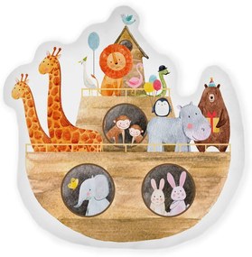 Pernă decorativă pentru copii Noah's Ark – Folkifreckles