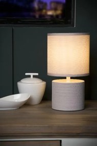 Lucide 47502/81/38 - Lampă de masă GREASBY 1xE14/40W/230V crem