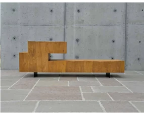 COMODA TV lemn masiv - 180 cm / 45 cm / h 79 cm
