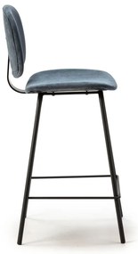 Scaune de bar albastre 2 buc. (înălțime șezut 66 cm) Arus – Marckeric