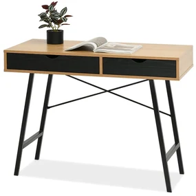 Masă PC Fallon (stejar negru + negru). 1109754