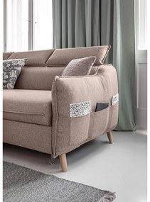 Colțar bej extensibil (cu colț pe partea stângă ) Sweet Harmony – Miuform