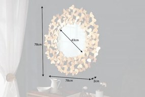 Oglinda de perete decorativa Butterfly 78cm gold