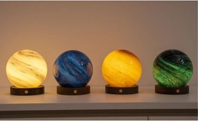 Decorațiune luminoasă maro/în culoare naturală închisă cu USB ø 8 cm Polar Cloud – Gingko