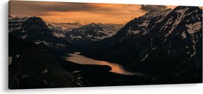 Tablou - Lac între munți (120x50 cm)